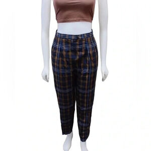 Al Jean Canada INC Vintage 100% Wool Plaid Pants Size  16